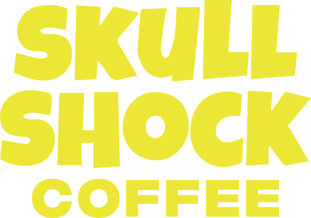 Skull coffee logo